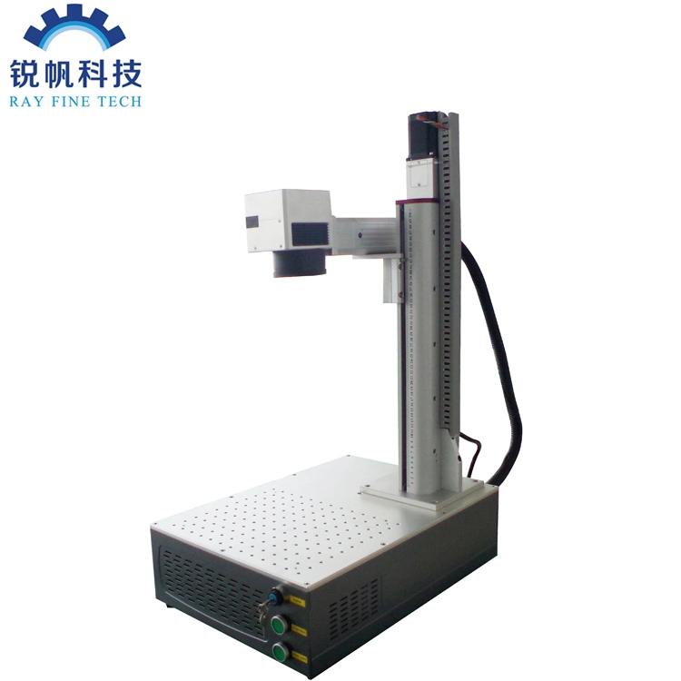 Portable Color Fiber Laser Marking Machine, Marking Color on Stainless Steel, Mopa Laser Marking Machine