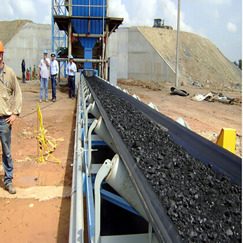 Hand Truck Gravel Mining Rubber Belt Conveyor System Ore Conveyor Belt Port Loading Vibration Gold Iron Conveyor Goods 1.5-4.5mm