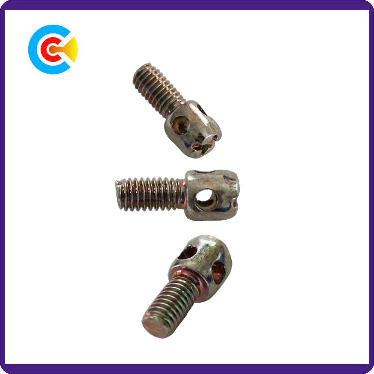 Stainless Steel Cylindrical Head Cross Seal Screws for Instrument/Aviation/Customs