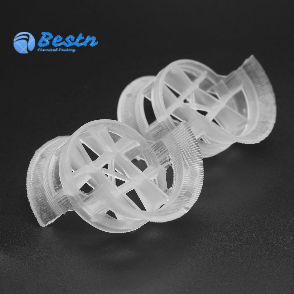 PP PVC CPVC PVDF Rpp PE Plastic Conjugate Ring for Absorption/Drying/Scrubbing Tower