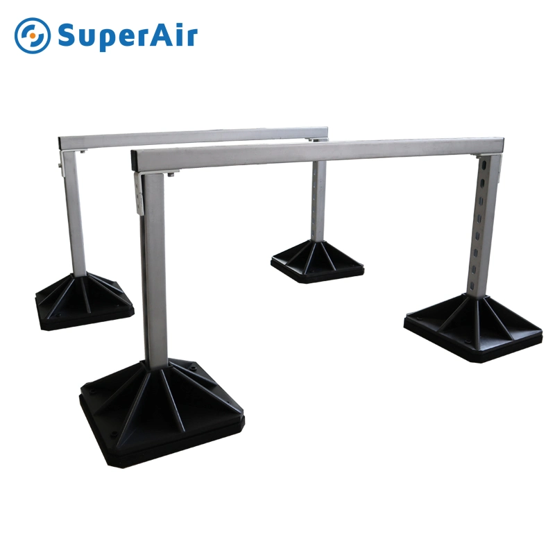 دعم النظام أسطح الدعم المطاطية الهرمية الهواء قدم كبيرة مولتي إطار