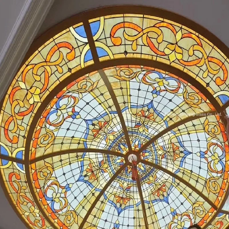 Verre Tiffany / Œuvres d'art / Vitraux d'église / Portes / Dôme / Décorations murales / Carreaux de mosaïque DIY / Vitrail