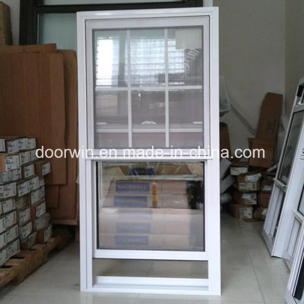 Ultra-Large Type Single Hung Thermal Break Aluminum Window Export to USA/America, American Window Grille Design