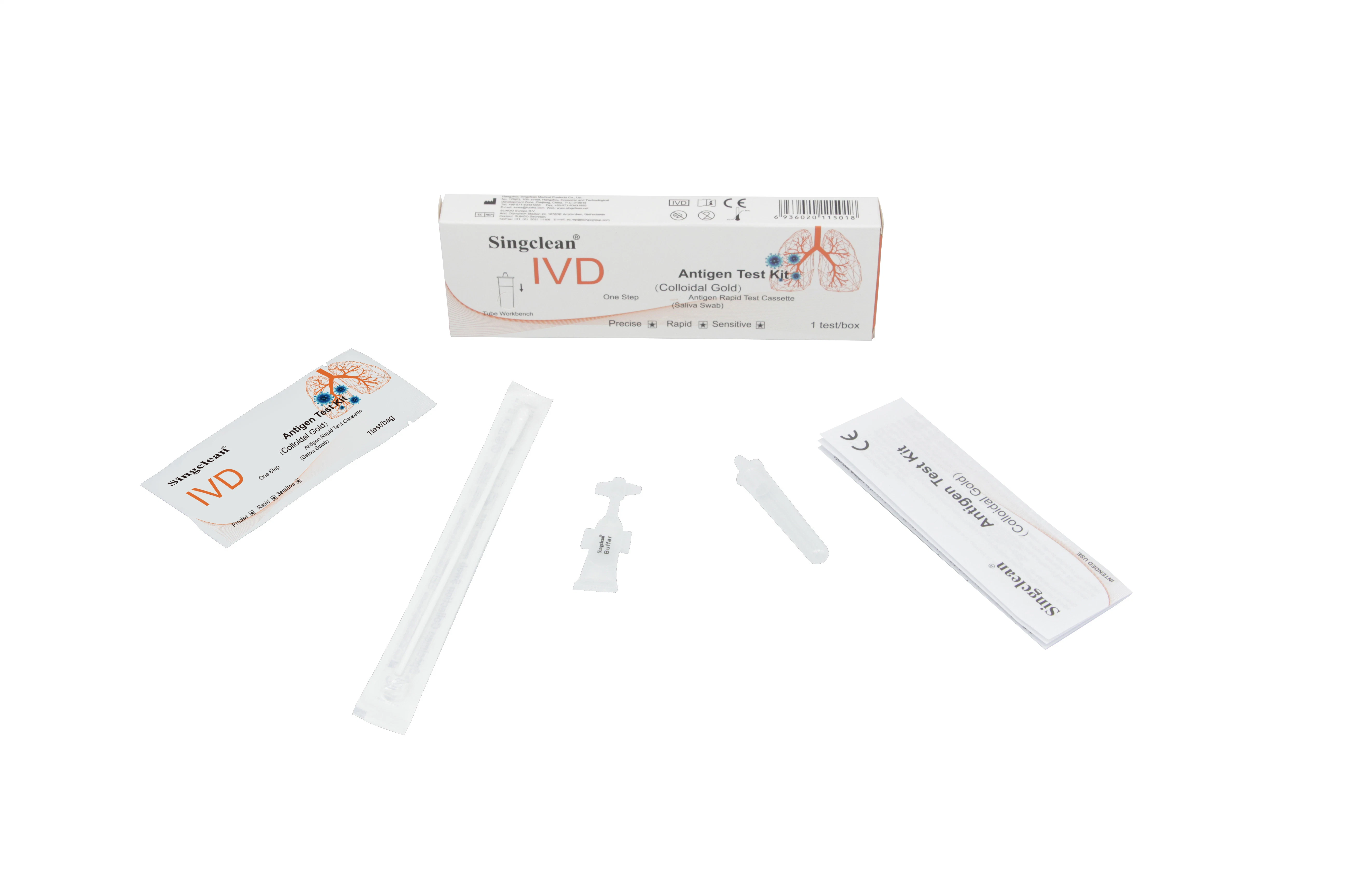 Manufacturers China Rapid Nasal Swab Rapid Test Cassette