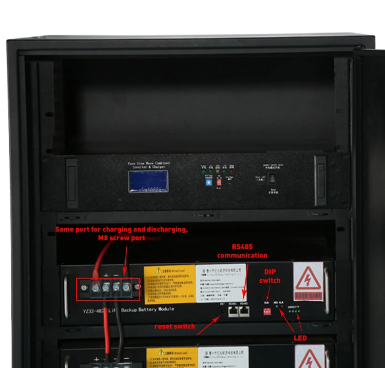 U-Greenelec Battery Cabinet Lifep04 Li-ion Battery Solar Power Storage Lithium Battery Storage Cabinets