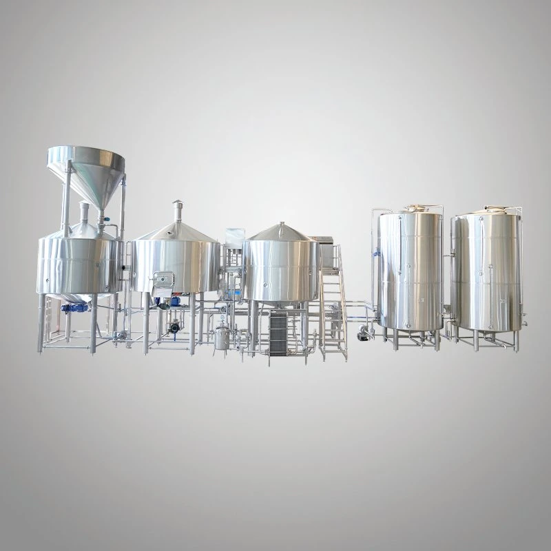 40bbl 3-Vessel Steam Heating Stainless Steel Industrial Automatic Brewery Equipment