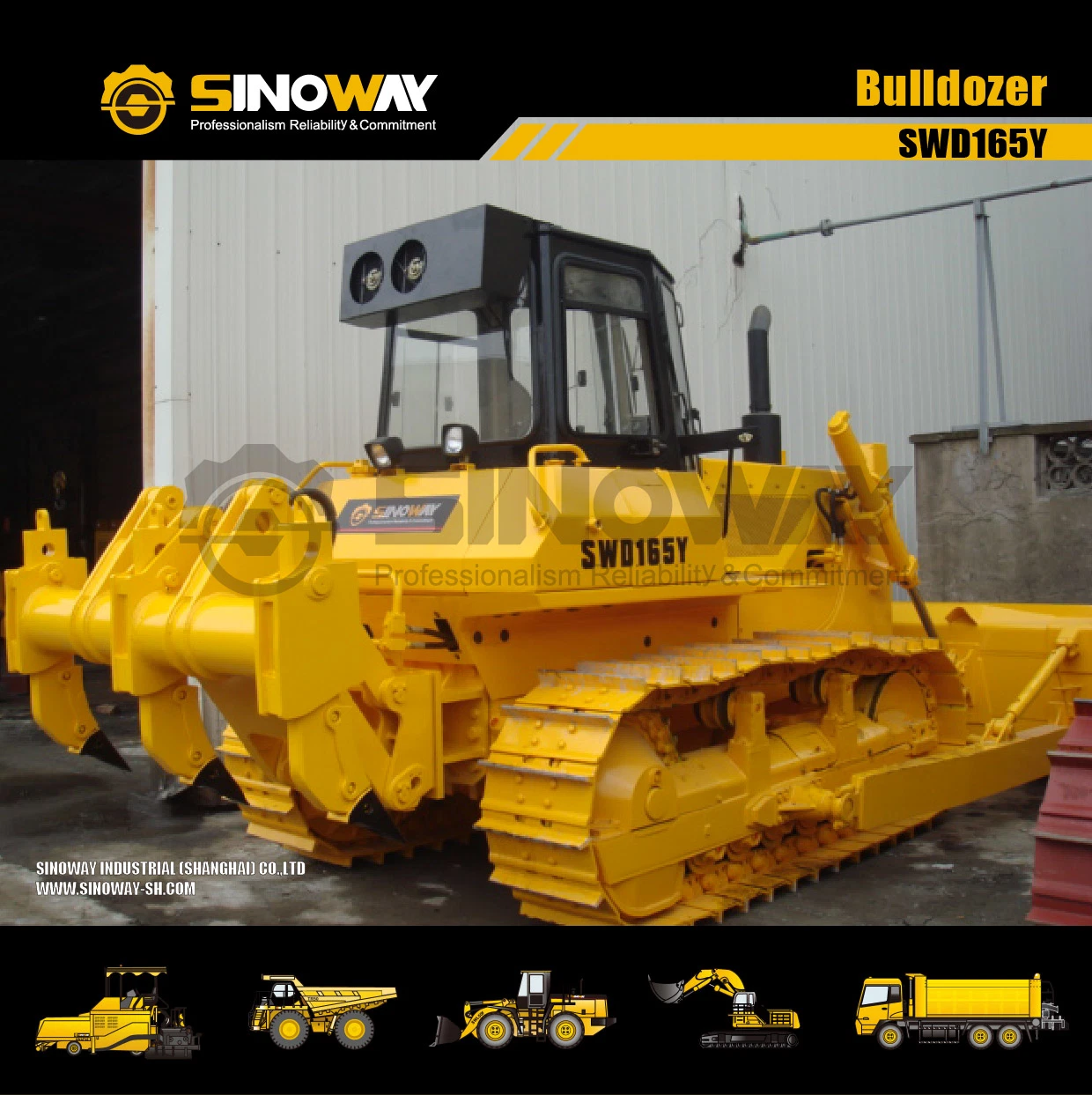 Cat Tech. 165HP Bulldozer 18ton Operating Weight Crawler Dozer