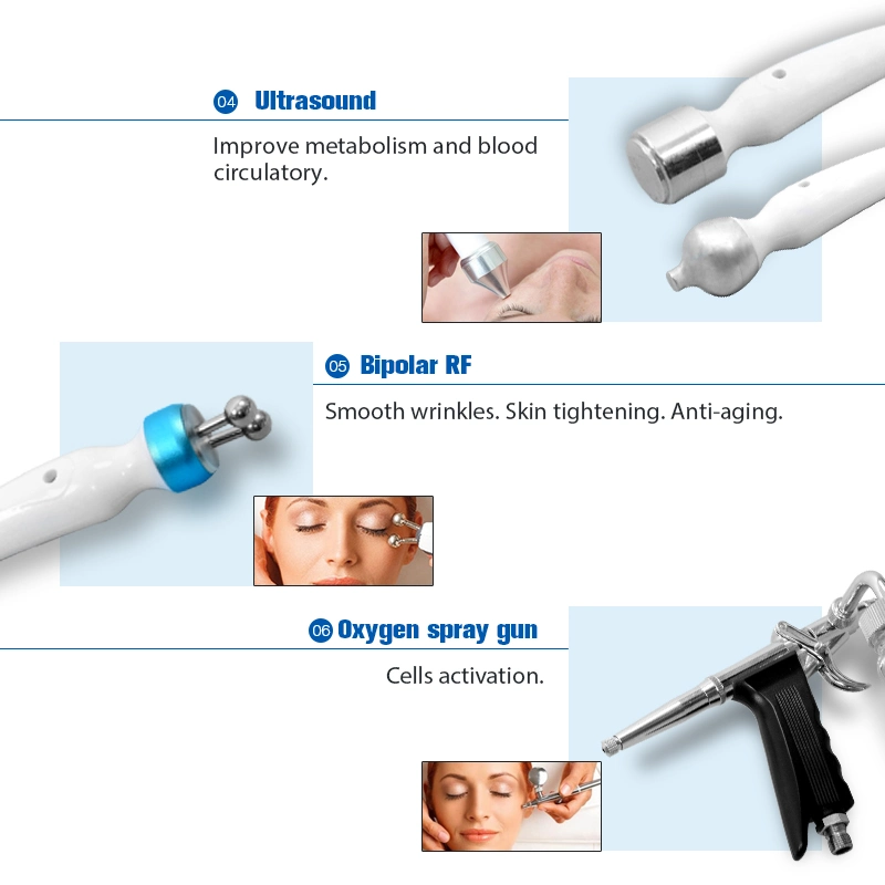 Hydrofacial Deep Hydro Dermabrasion Facial Dermabrasion Machine