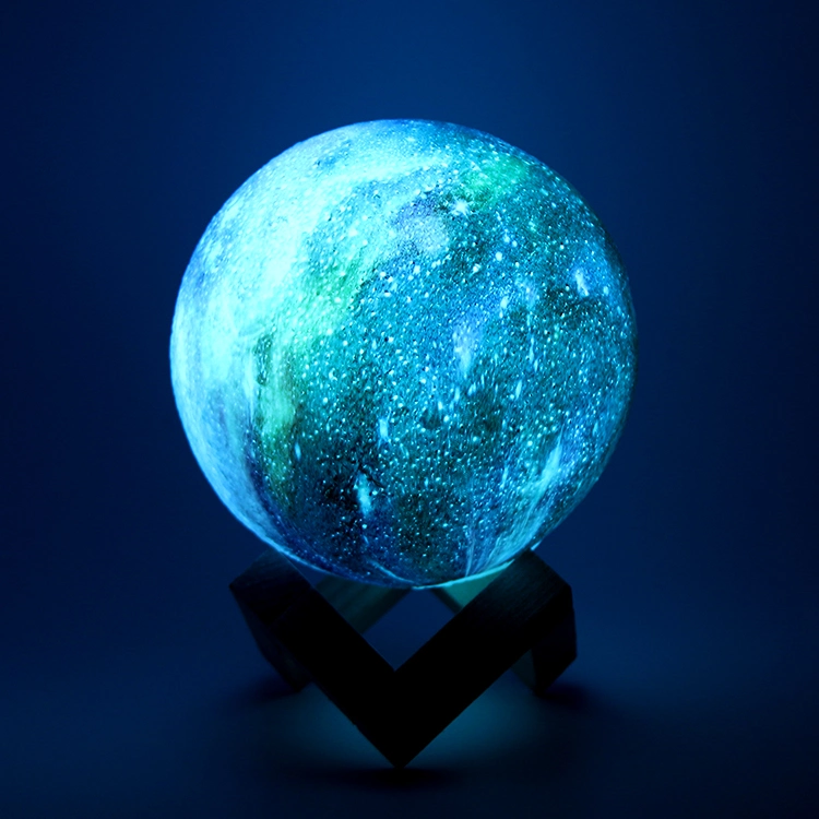 LED Moon Earth Light Lamp Desk Kids Night Light Galaxy Lamp Birthday