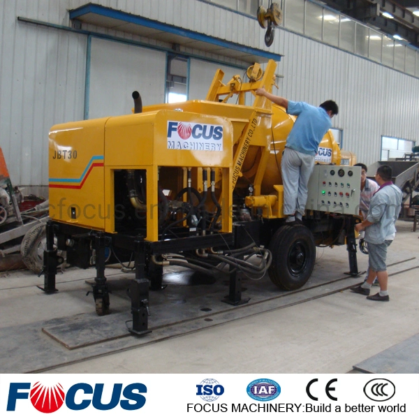 Mobile Concrete Mixer Truck with Pump Mini