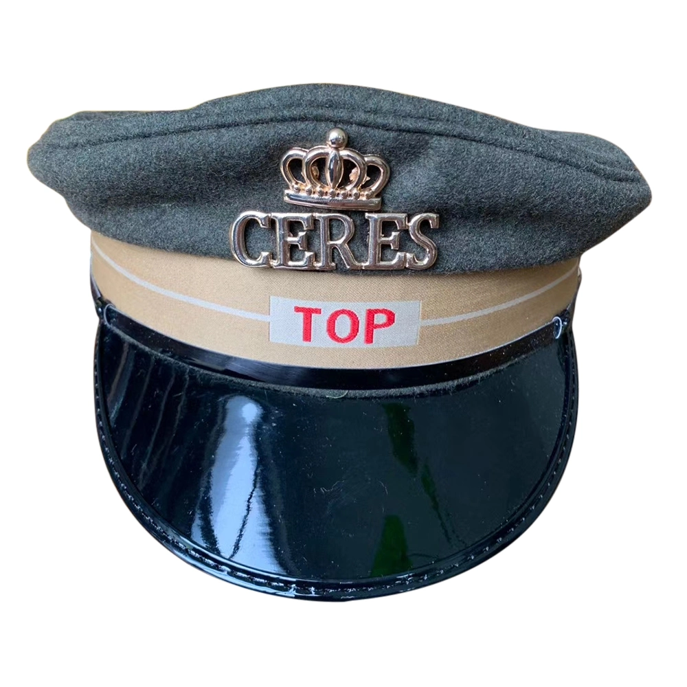 Estilo de las tropas de estilo de la policía de estilo militar con sombrero de ala