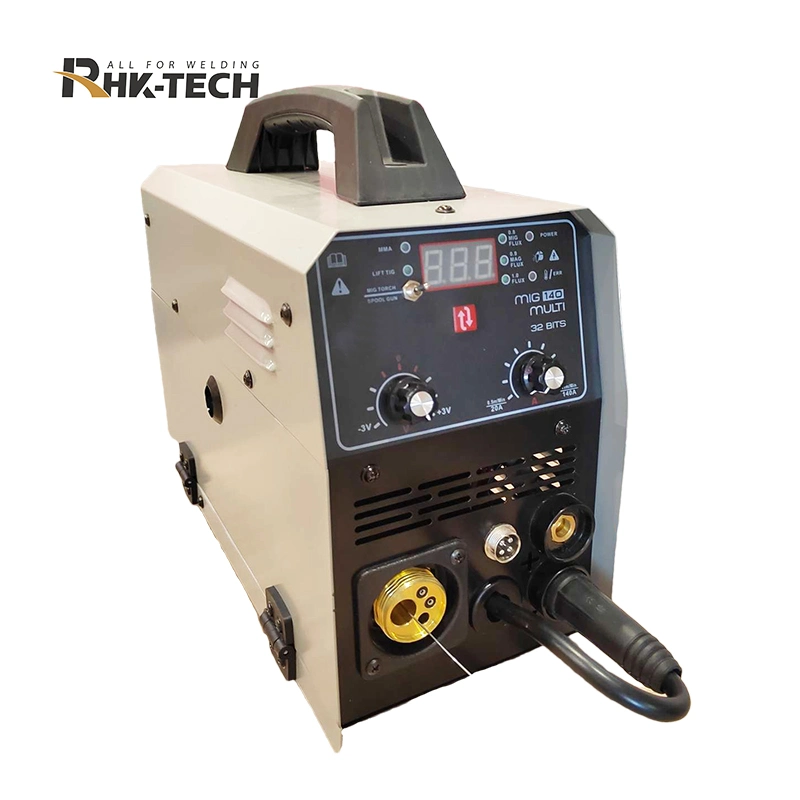 Rhk Portable IP21s Gas / No Gas Automatic 3in1 MMA TIG Stick Mini MIG Mag Welder Welding Machine
