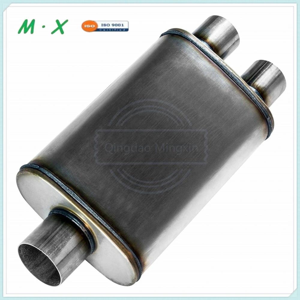 Ss409 High Quality Universal Exhaust Muffler Highflow Muffler Sports Exhaust