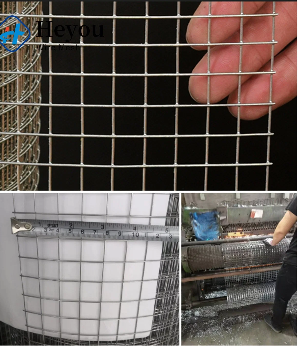 Opening in 1/2inch 16 17 21 22 23 24 Gauge Steel Wire Diameters Galvanized Wire Mesh