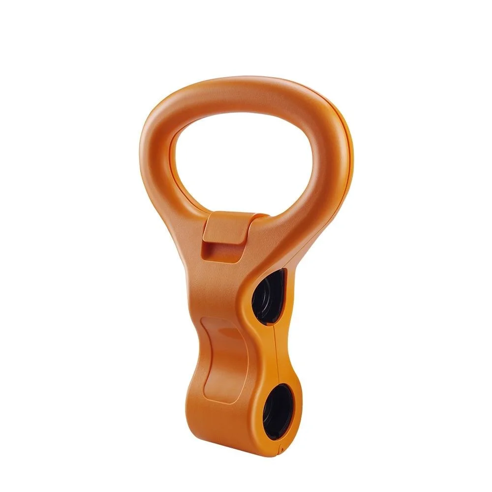 Kettlebell Grip Single/Double Hole Dumbbell Clip Portable Adapter Handle ABS Fitness Wyz21267