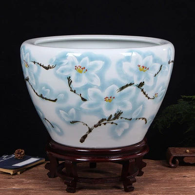 Jingdezhen Modern Fashion Hand-Painted Ceramic Vat Custom Hand-Painted Porcelain Vat