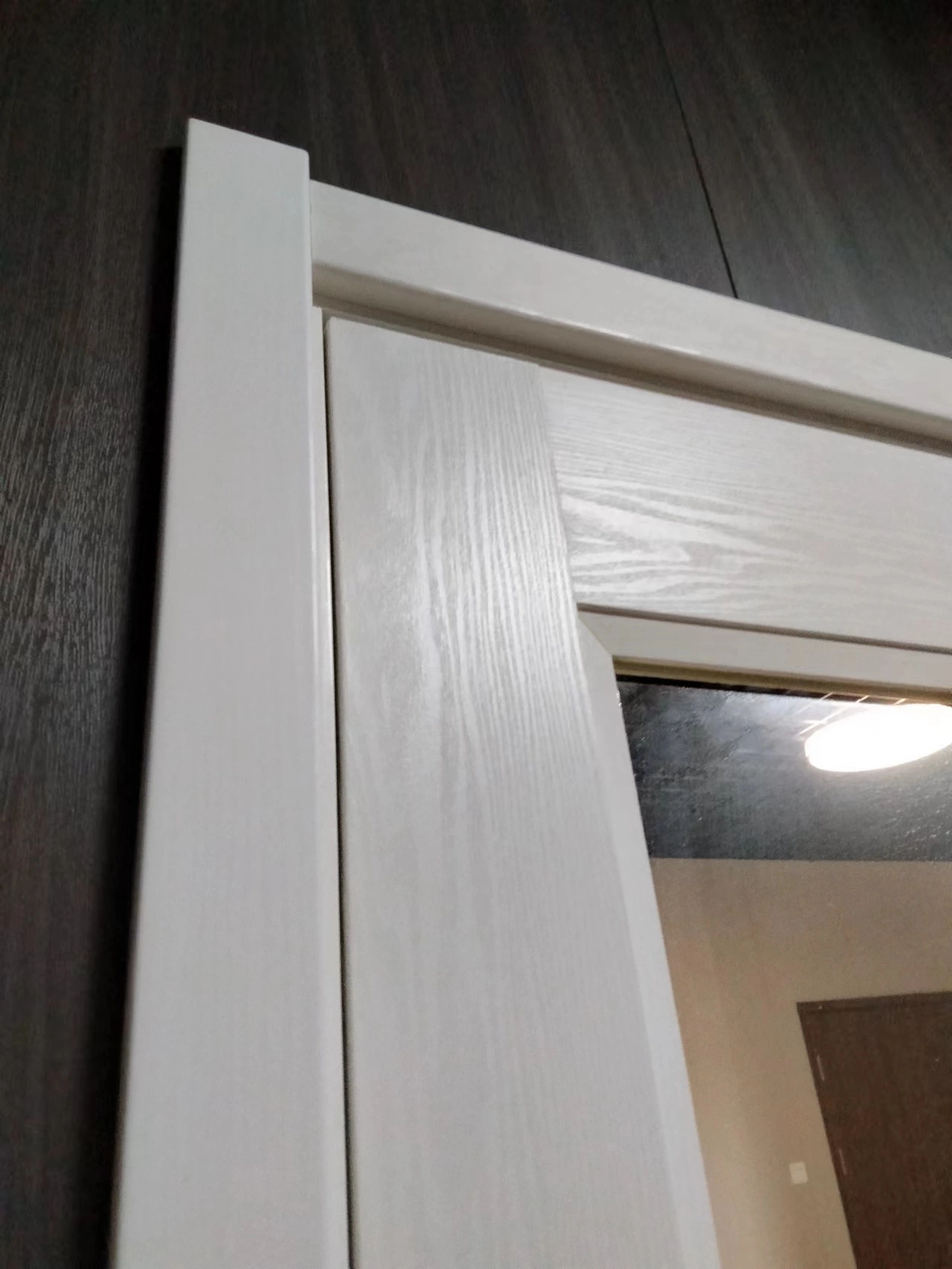 Water Absorption Expansion Rate 0.3% WPC Wood-Grain Door, Suitable for Many Places