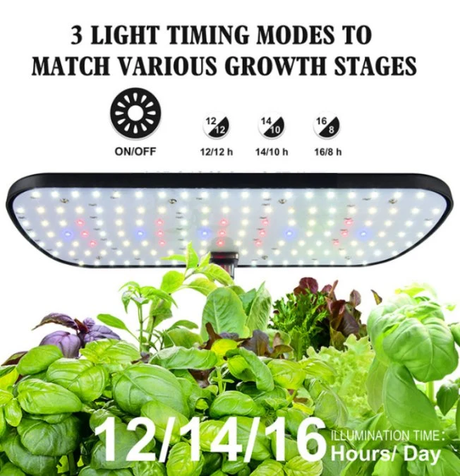 Brilliant-Dragon Indoor Tisch Mini Smart Plant LED Vertikal wachsende Licht Landwirtschaft Hydroponics Quadratische Behälter Töpfe