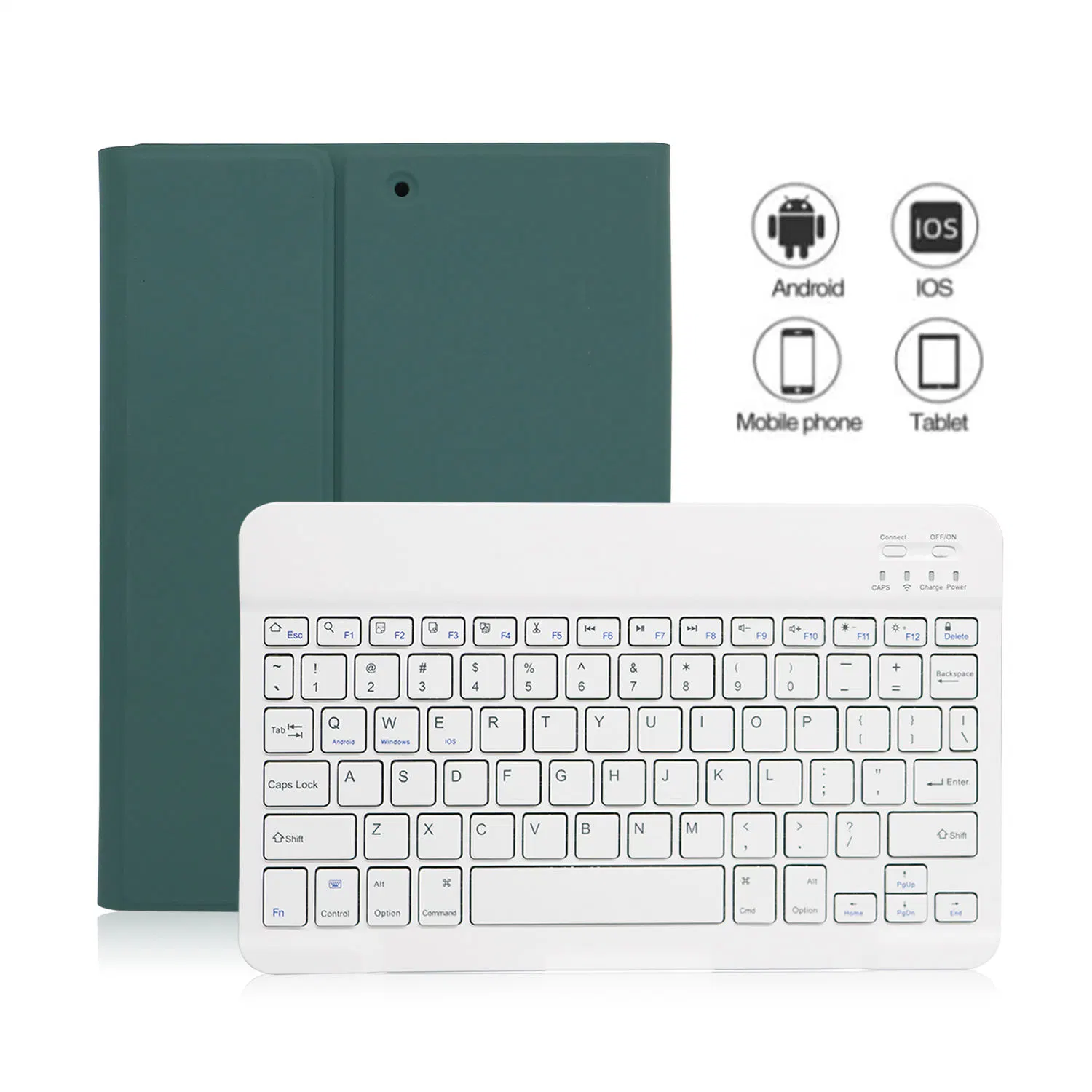 Magnetic Protective Cover Pencil Holder Detachable Wireless Keyboard