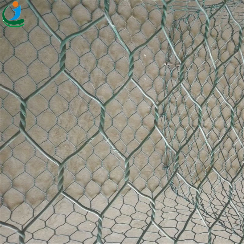 Treillis métallique de poulet hexagonal galvanisé maille de treillis métallique maille de Gabion