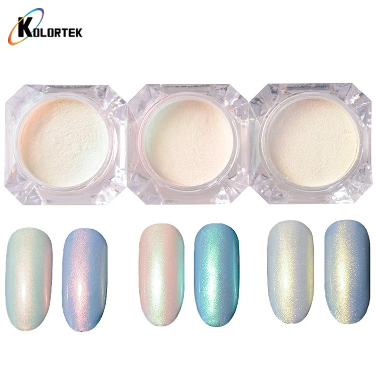 New Luminaura Rainbow Chrome Aurora Powder for Nail Art