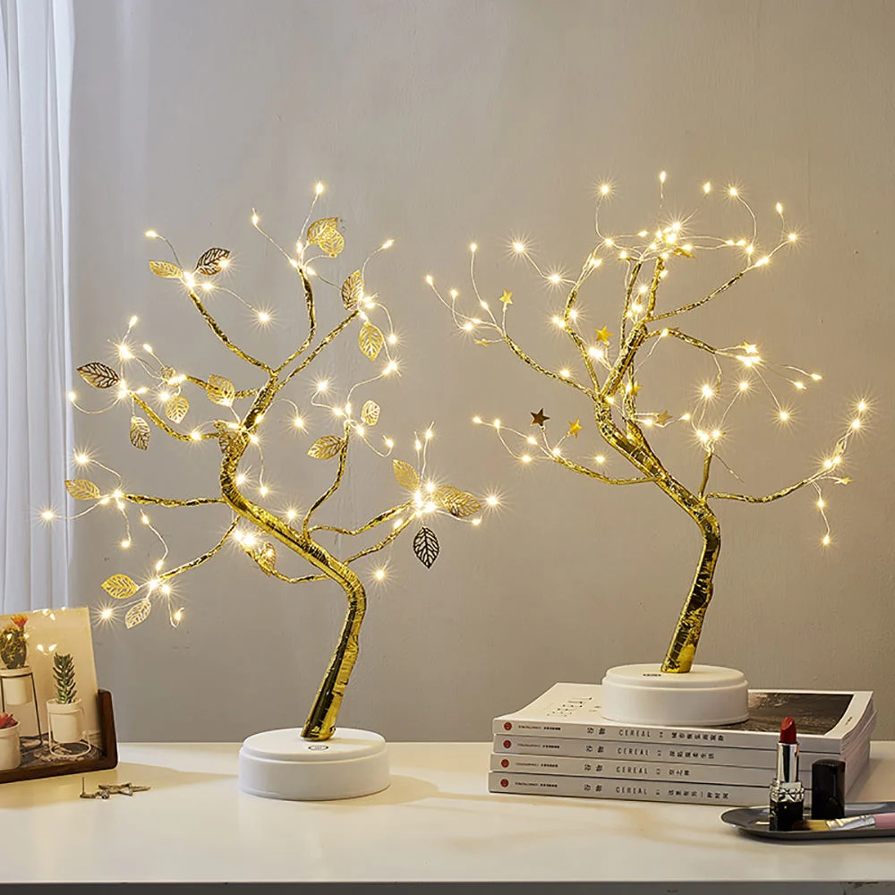 Europäischer Stil Moderne Baum Modell Licht Büro Heim Dekor Geburtstag Weihnachtsgeschenke