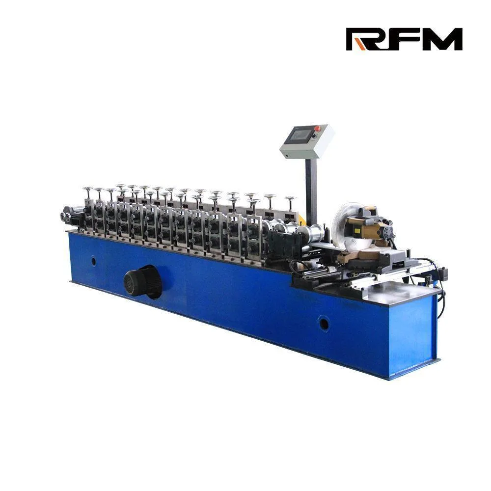 High Standard 118 mm Different Thickness Metal Shutter Door Roll Forming Machine Flying Saw Cutting