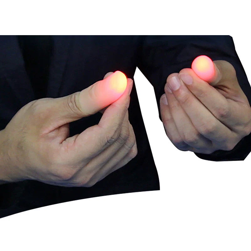 Leuchtende Daumen LED Finger Licht blinkende Finger Magic Trick Requisiten Spielzeug