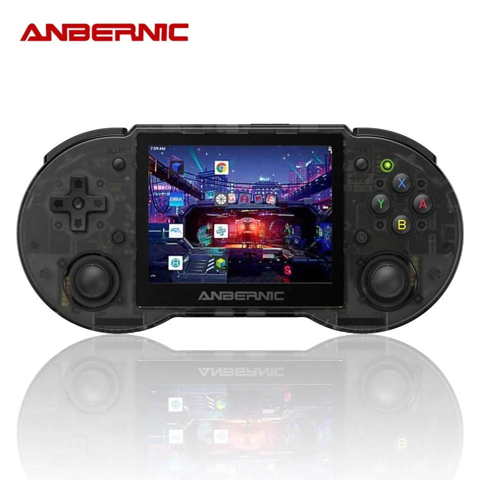 Anbernic 3.5-Inch IPS Touch Screen 5g WiFi Bt 4.2 Android Linux Dual Boots Play PS Portable Retro Handheld Game Players Rg353p