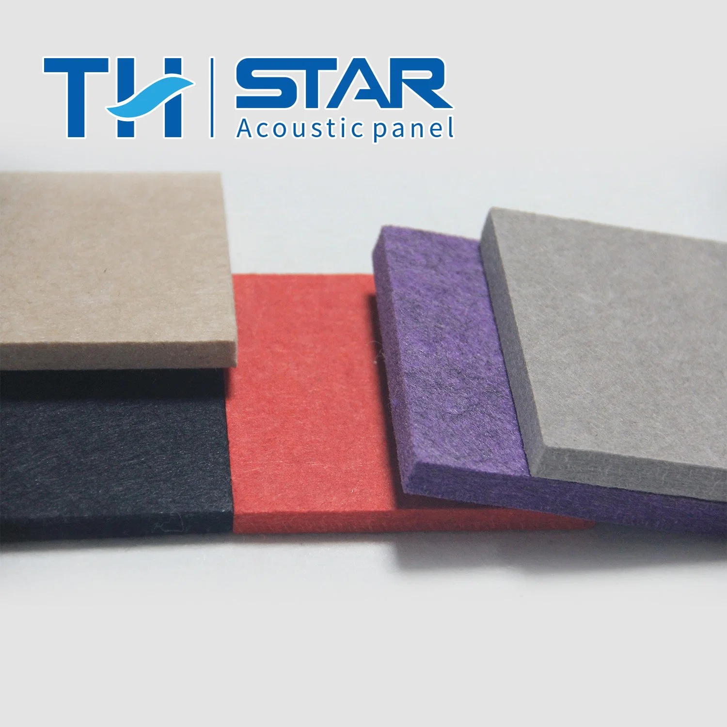 9mm Thickness Spot Custom Sound-Absorbing Board Material Custom Pet Felt Hotel Restaurant KTV Ceiling Decoration Material Fireproof