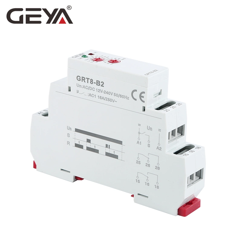 فاصل 230 فولت Geya AC220 Acdc12-240 فولت مجموعة مفاتيح ترحيل مؤقت السعر 8-A/B