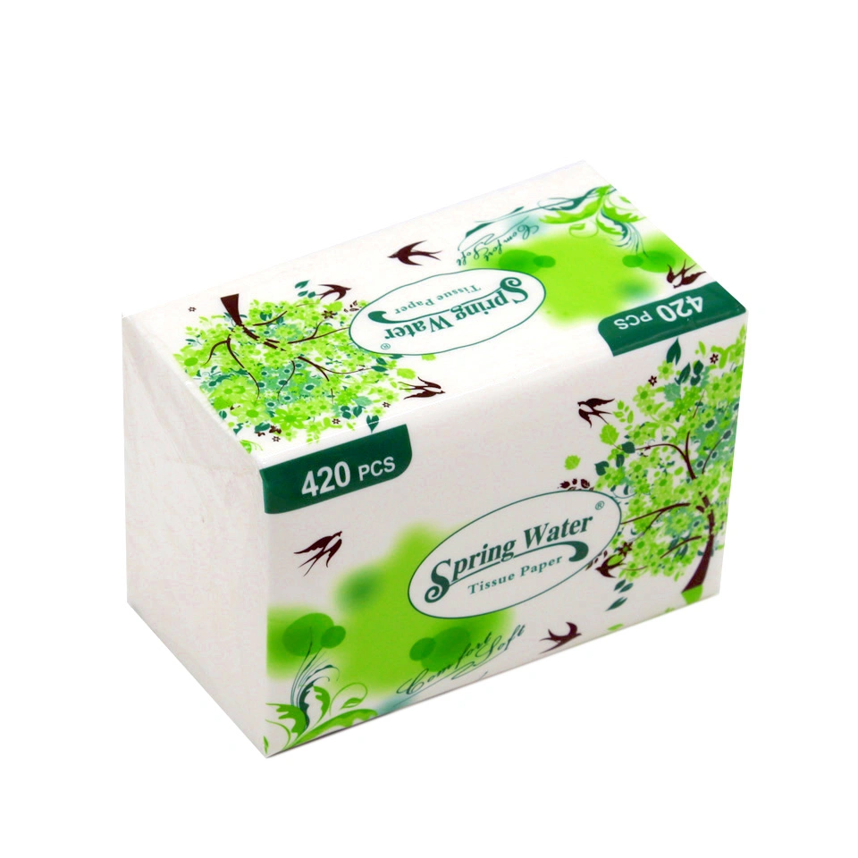 Factory Facial Paper High Quality Cheap Price Soft and Comfortable Natural Facial Tissue Paper for Family/Office/Hotel