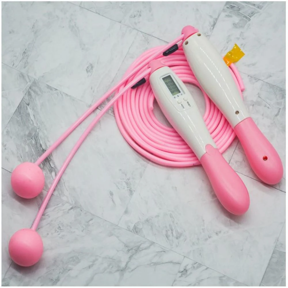 Skipping Rope Wireless Long Handles Digital Jump Rope with Counter