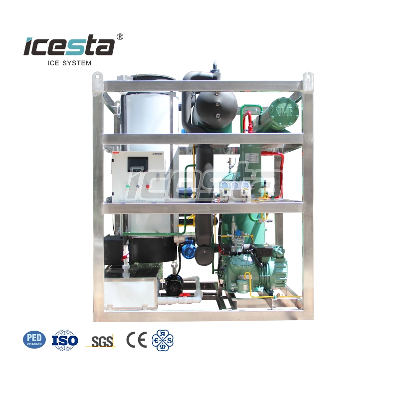 Icesta Customized Energy Saving High Productivity Long Service Life 5 Ton Tube Ice Machine