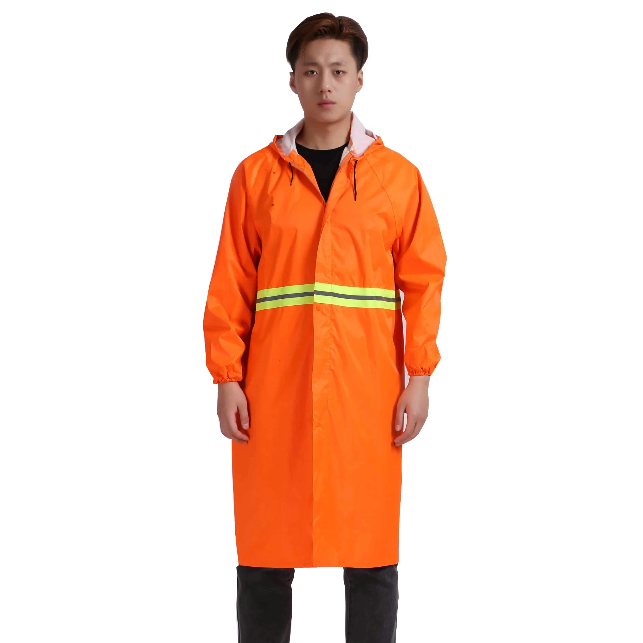 Slf-Ox10 Oxford and PVC Coating Raincoat Waterproof Rain Suit Fashion Rain Wear