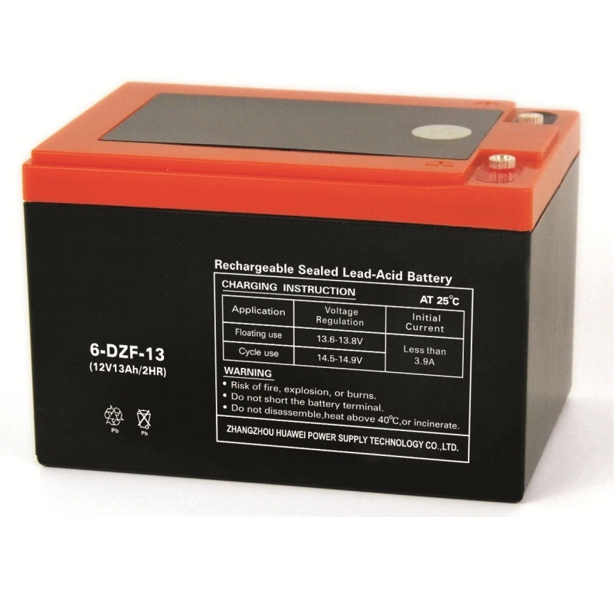 Electric Motorcycle Spare Parts Battery Lead Acid Battery 6-Dzf-13 12V13ah2hr with Long Life Using Online