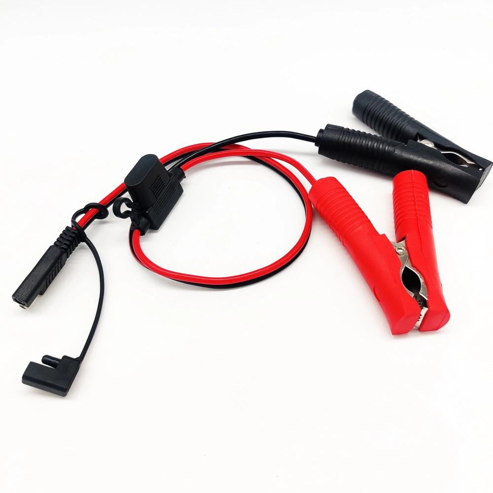 Battery Alligator Clips to SAE Quick Release Adapter Connectors Extension Charging Cable