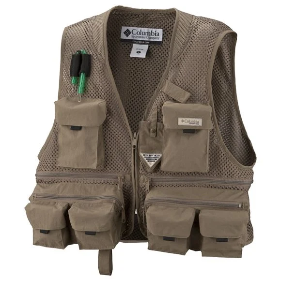 Outdoor Mesh Fishing Vest with Multifunctional Pockets