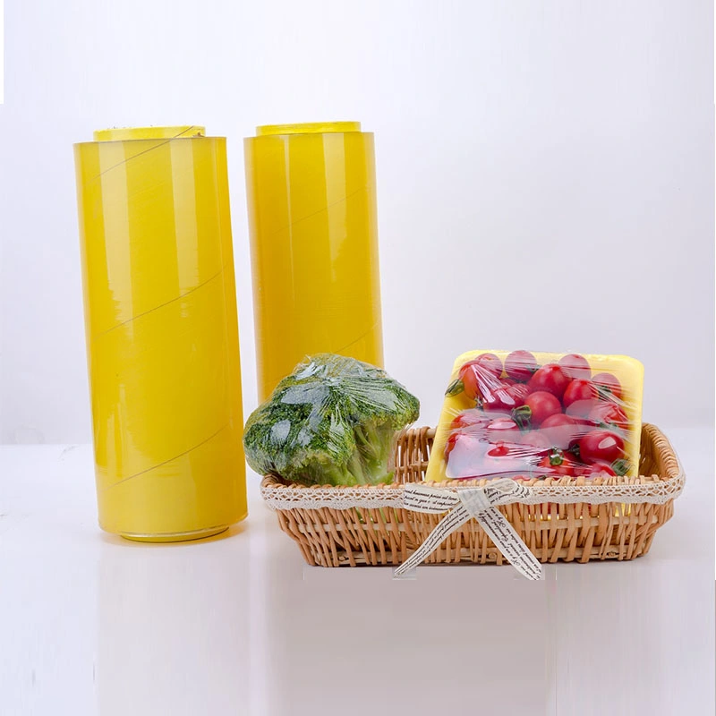 Transparent Roll for Fresh Food Keeping Plastic Food Packaging Film Food Wrap PVC Cling Film