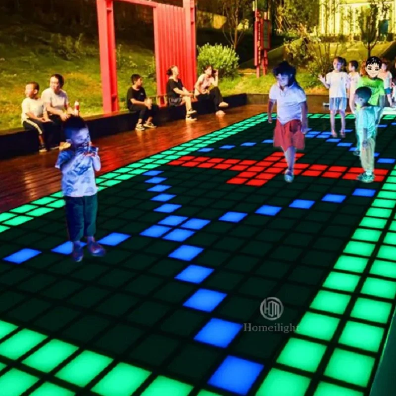 Homei Vente chaude Panneau de sol de jeu interactif LED pour fête.