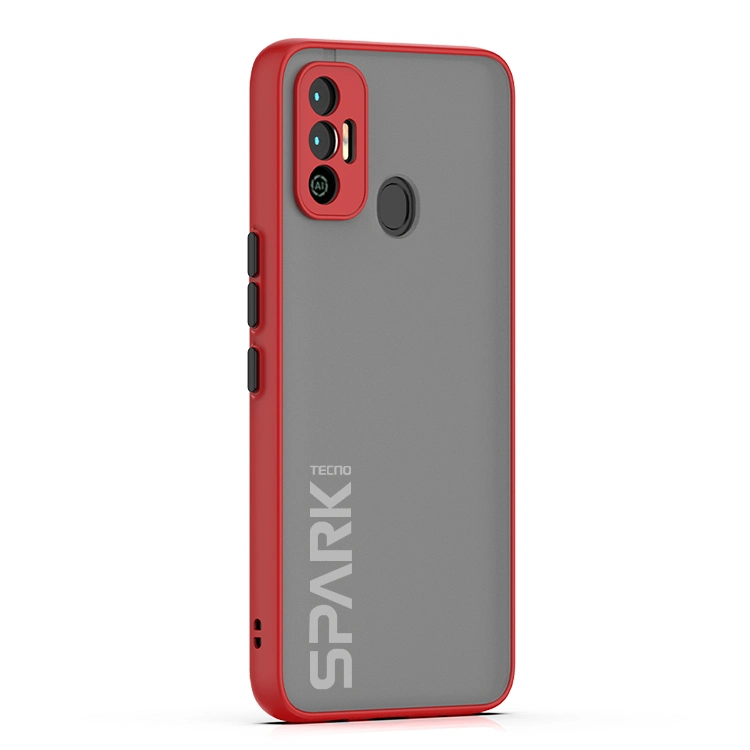 Funda para teléfono móvil Smoke Matte Case TPU PC Back Cover para Tecno Spark 8 PRO 8t 8p 7t 7 7p.