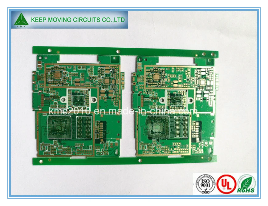 Bonne qualité 6 couche de carte de circuit imprimé avec circuit vert BGA