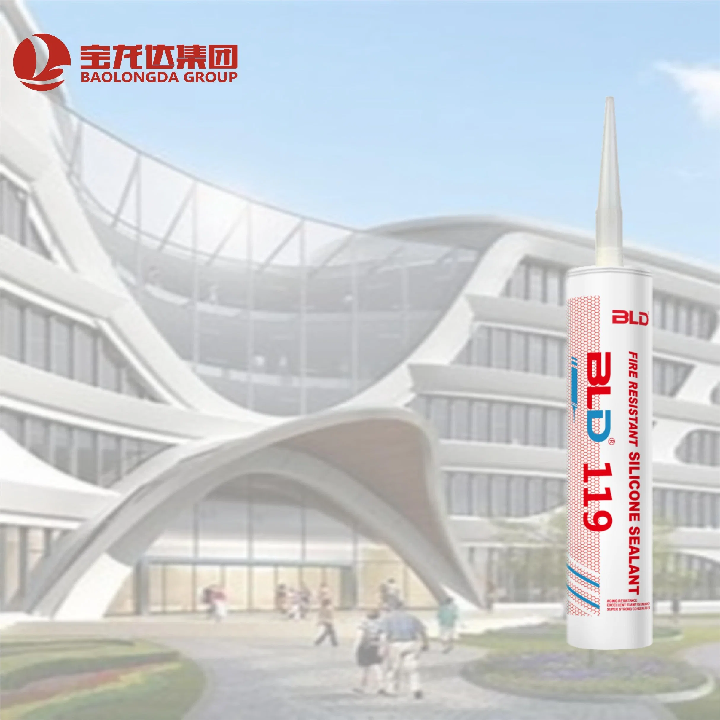 Silicone Sealant Construction High Building Silicone Adhesive Bld-119 Fire-Resistant Oil Silicone Sealant
