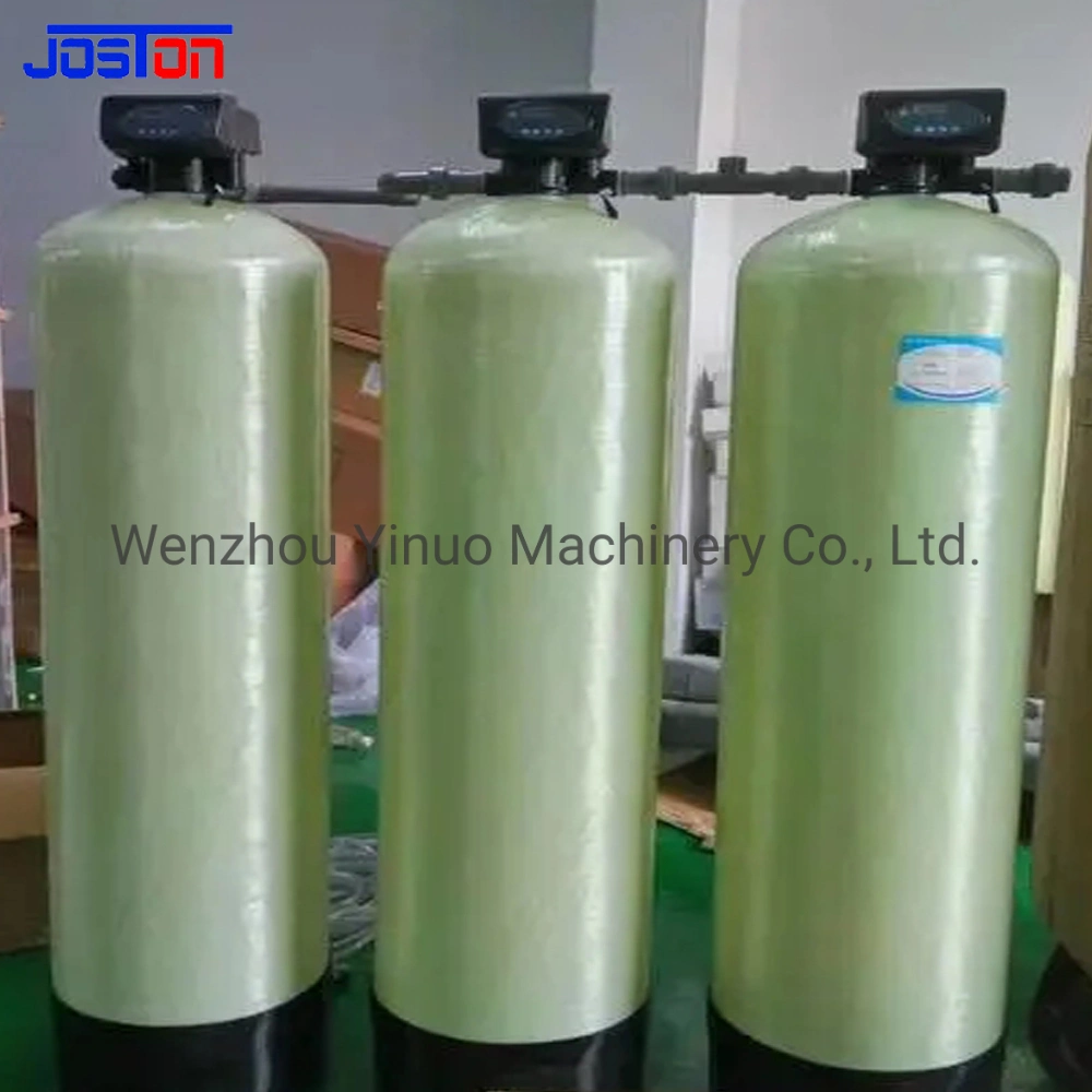 Clarabóias de plástico reforçado por fibra Joston abrandador de resina de pressão do tanque para o tratamento do filtro de águas residuais