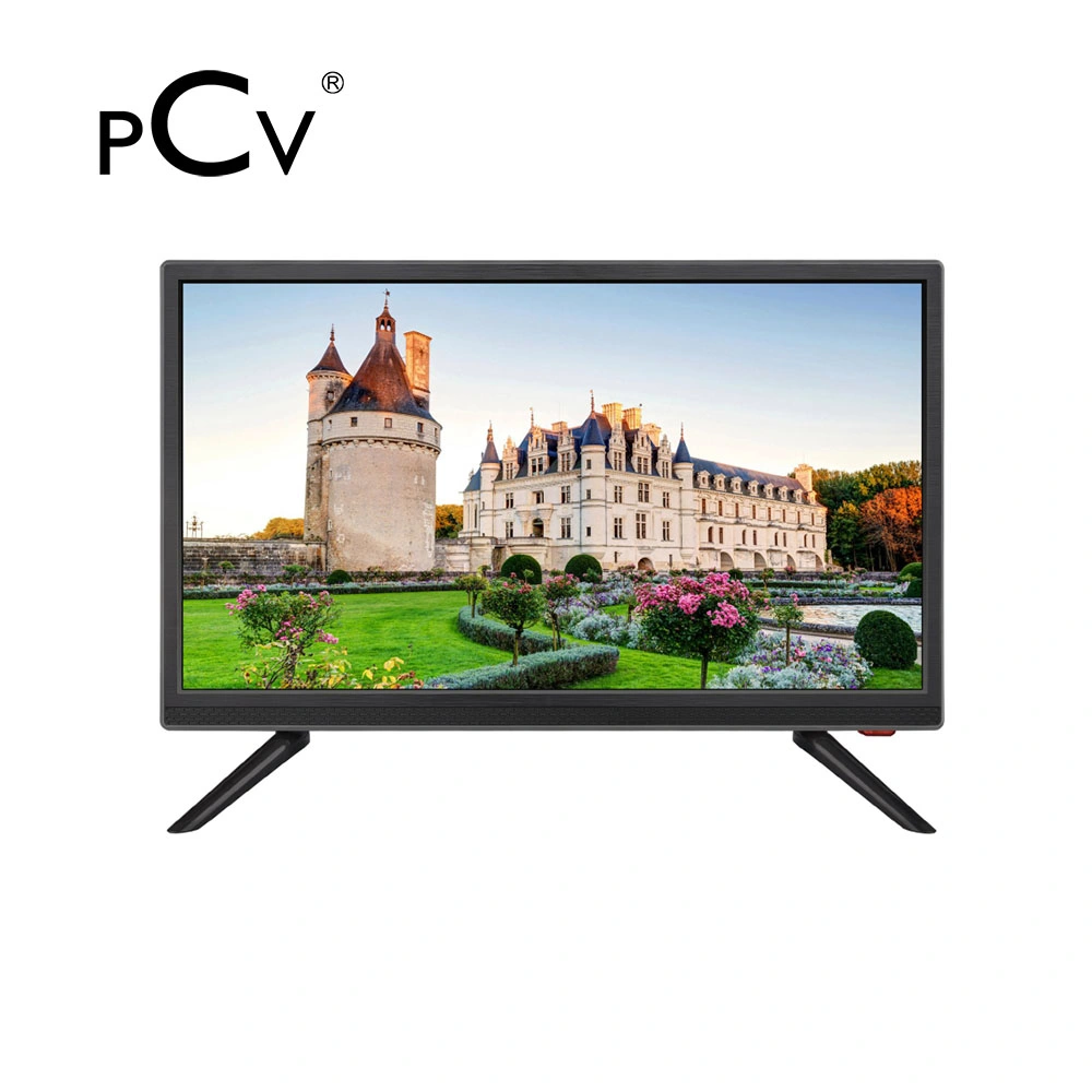 Best Quality HD Television Black OEM Home Television 22 24 Inch DVB WiFi Android LCD Smart LED Solar TV