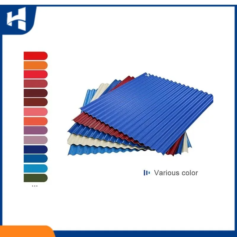 Metal Building Material Prepainted Color Roof Tiles Price Galvanized Corrugated Metal Roofing Sheet Colored Corrugated Metal