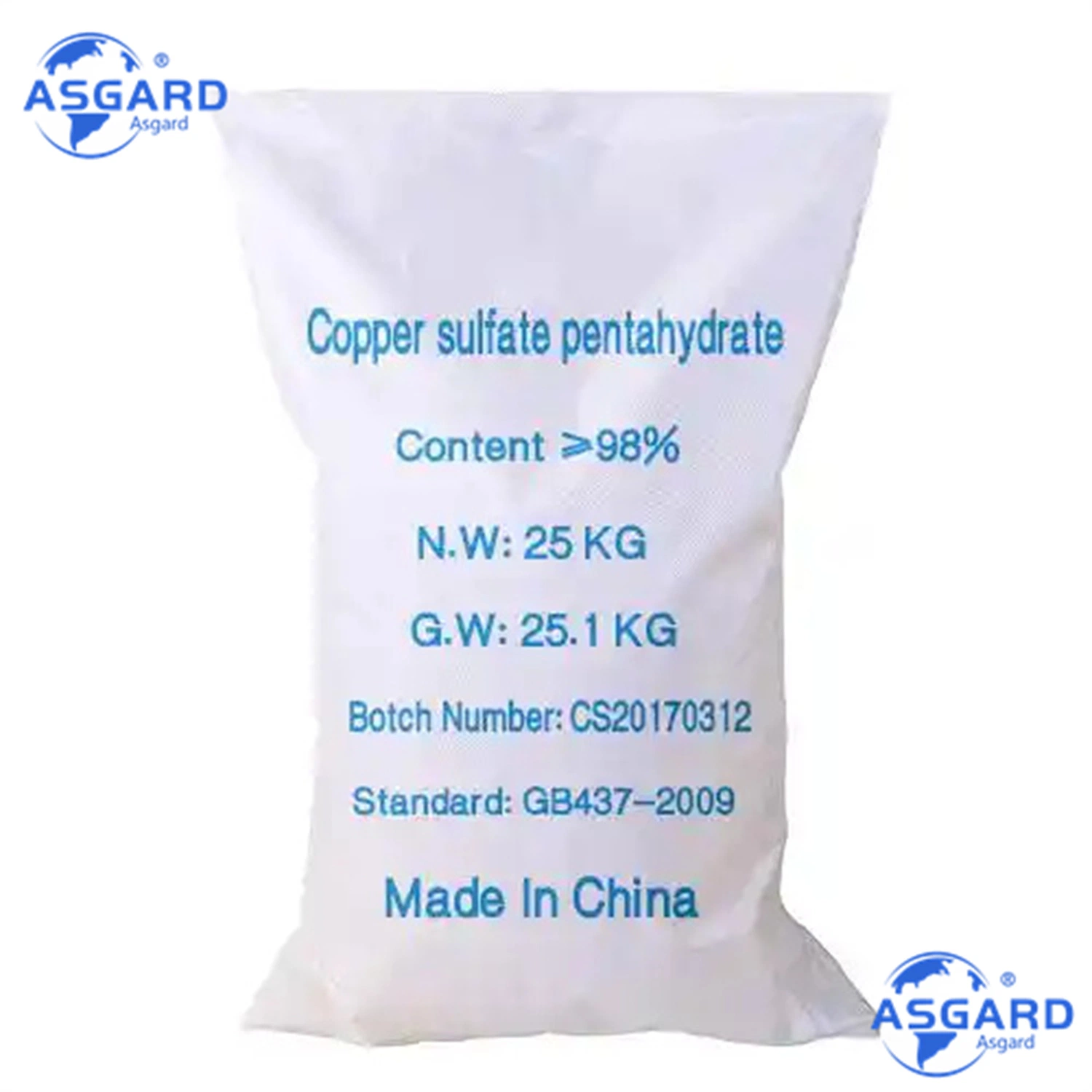 Copper Sulphate Copper Sulfate Industrial Use CuSo4.5H2O Manufacturer