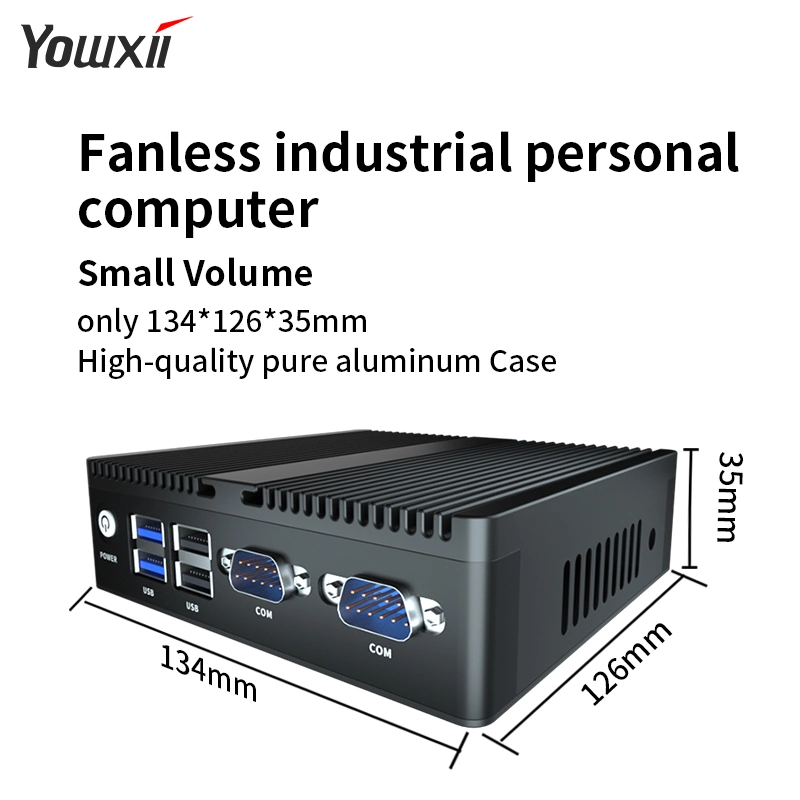 Yowxii I3 7100u I5 5200u Aluminum Shell Mini PC Ultra Low Power Industrial Computer