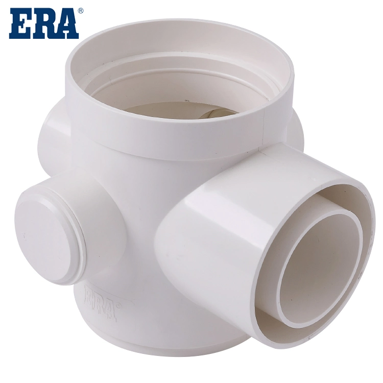 Era PVC/Plastic Fittings Non-Pressure BS1329 BS1401 New JIS Floor Drain with Therr Plugs