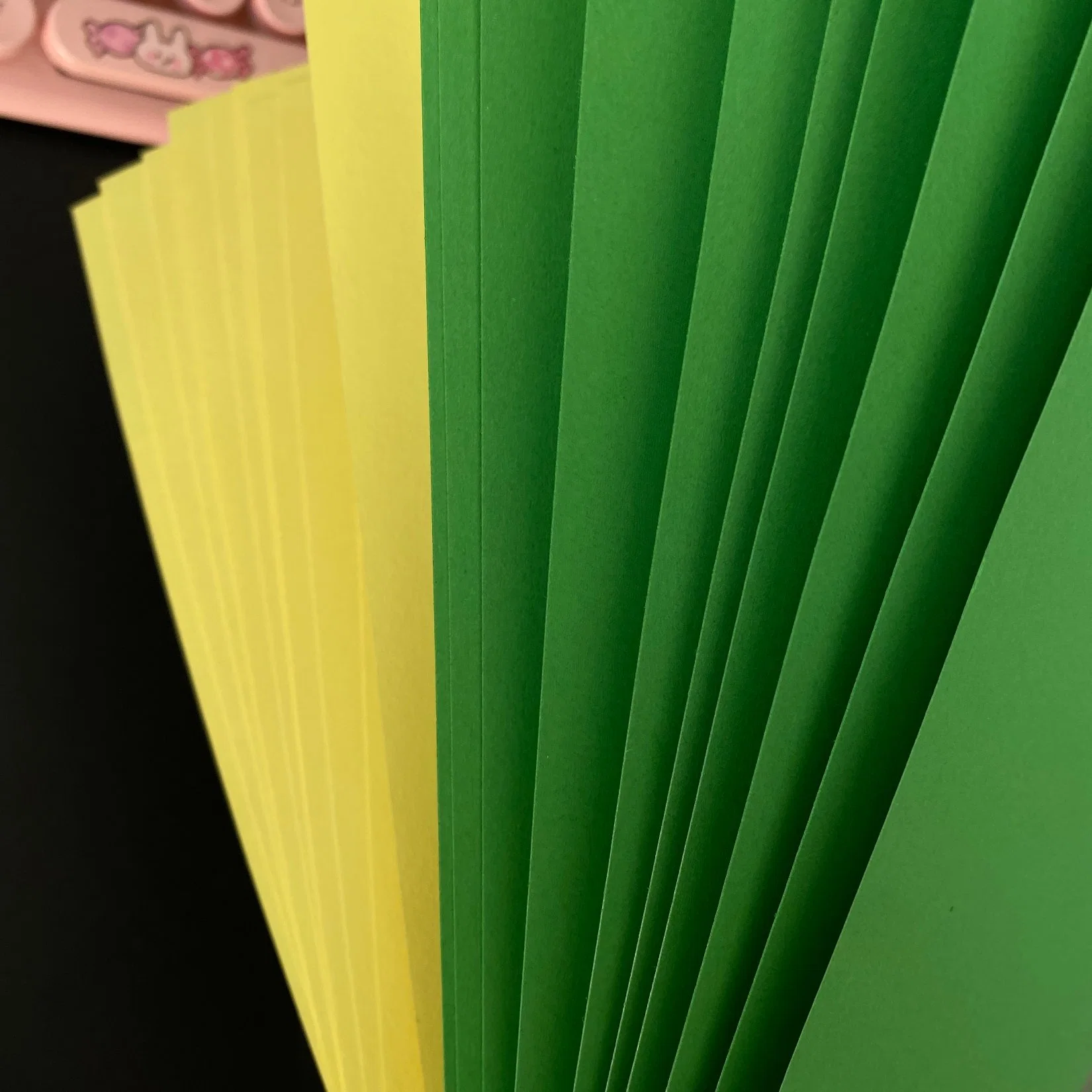 180g Yellow/Green Color Paper Special Paper Color Copy Paper Office Supplies School Stationery Children's Origami